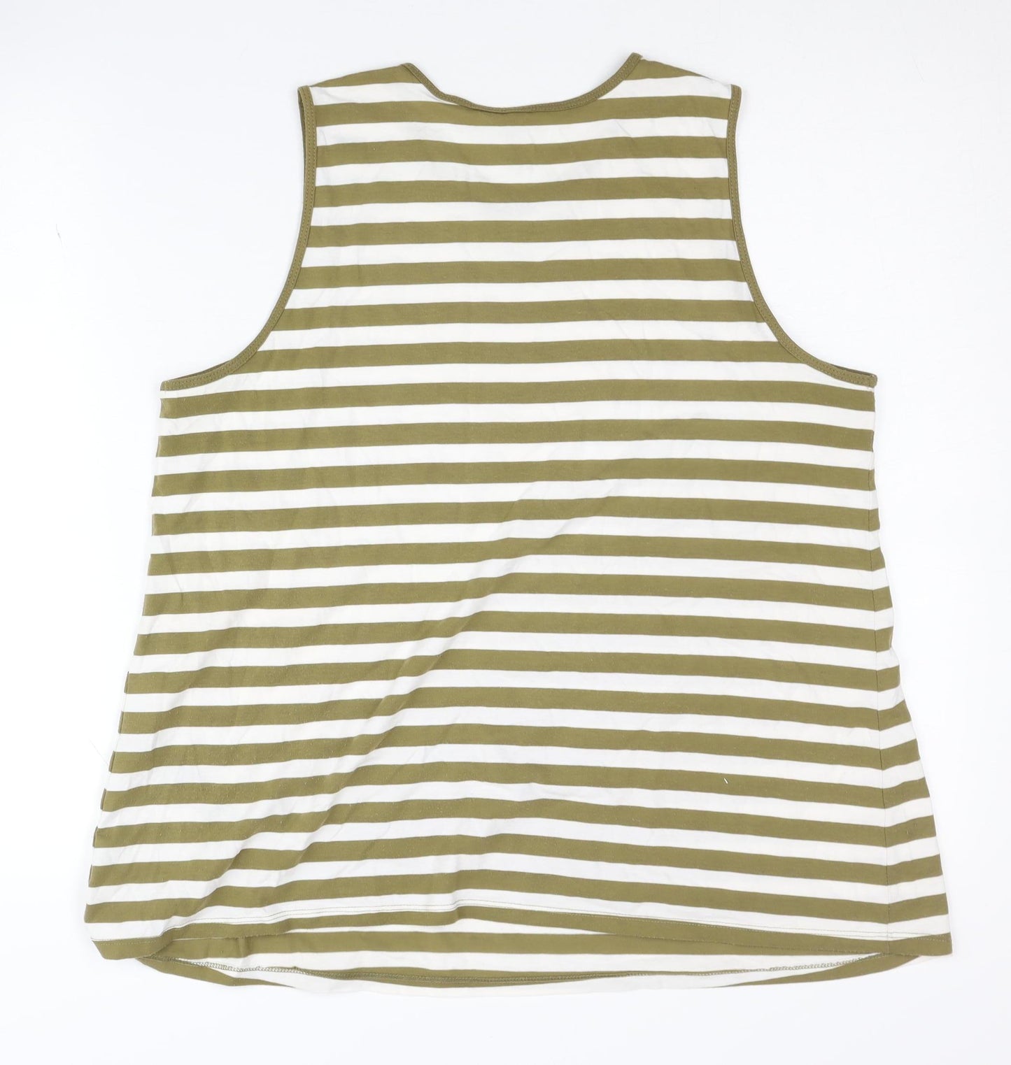 ASOS Women's Striped Multicoloured Tank UK 14