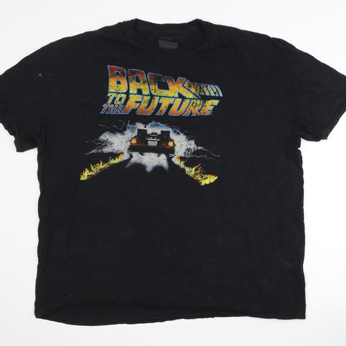 Men's Black XL Back to the Future T-Shirt