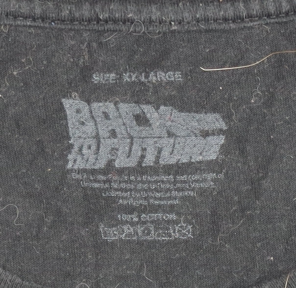 Men's Black XL Back to the Future T-Shirt