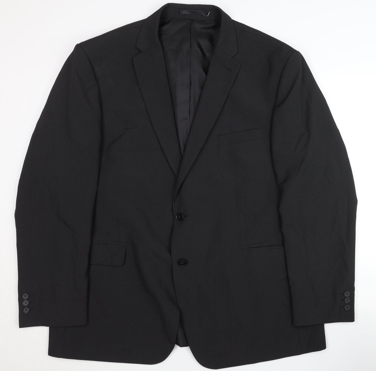 Thomas Nash Men's Black Regular Fit Blazer 48