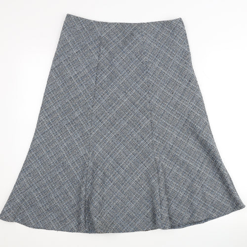 Honor Millburn Women's Grey Flare Skirt Size 12