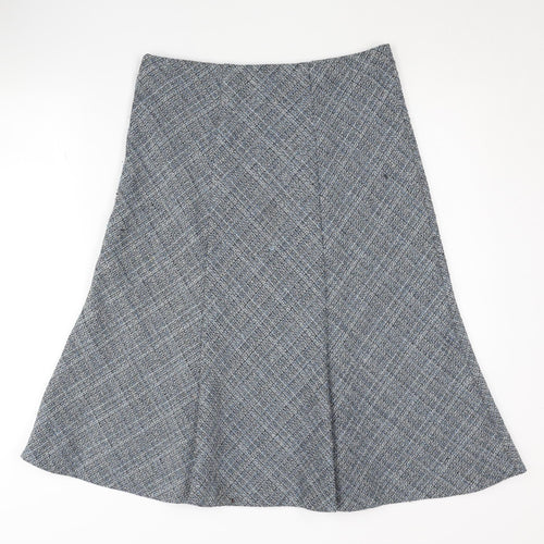 Honor Millburn Women's Grey Flare Skirt Size 12
