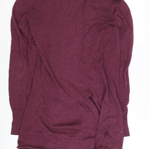 Fat Face Women’s Purple Open Front Cardigan Size 10