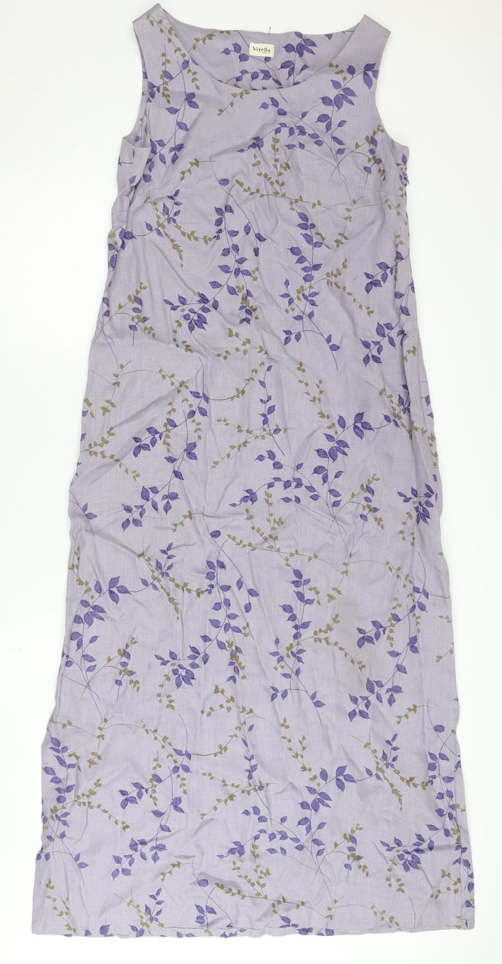 Viyella Women's Multicoloured Petite Floral Dress