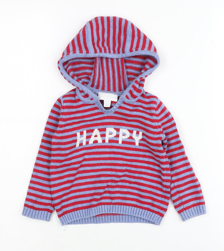 The Little White Company Unisex Multicoloured 9-12 Mths Hoodie