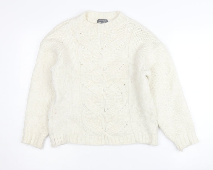 Principles Women's Ivory Pullover Jumper Size 8