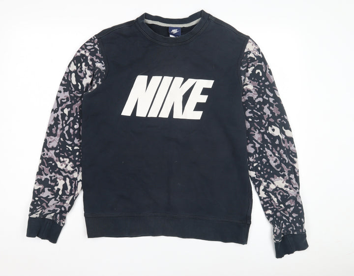 Nike Men's Black Pullover Graphic Sweatshirt M