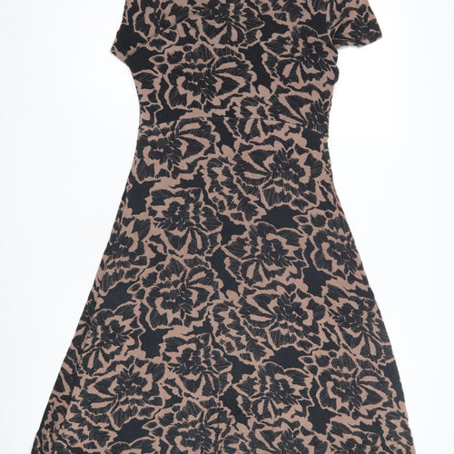 Rocha John Rocha Women's Black Floral Dress Size 10