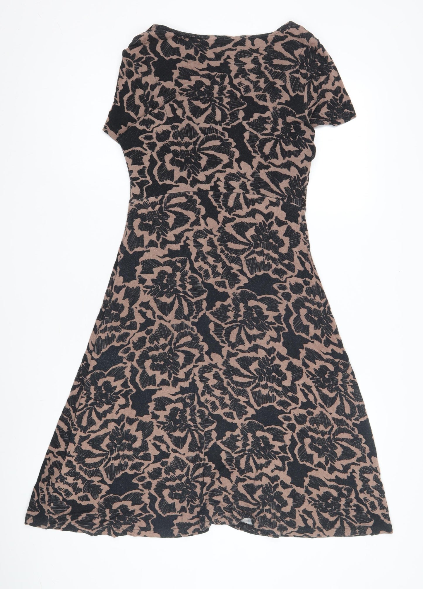 Rocha John Rocha Women's Black Floral Dress Size 10