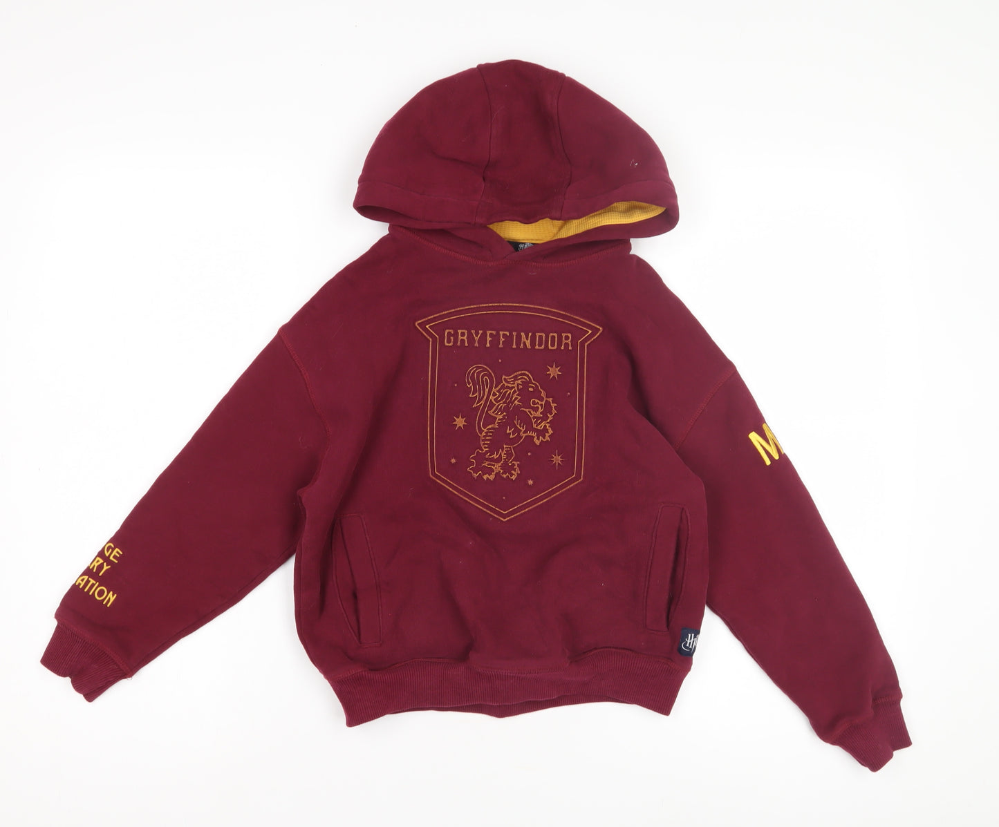Marks and Spencer Girls Red Harry Potter Pullover Hoodie 8 Years