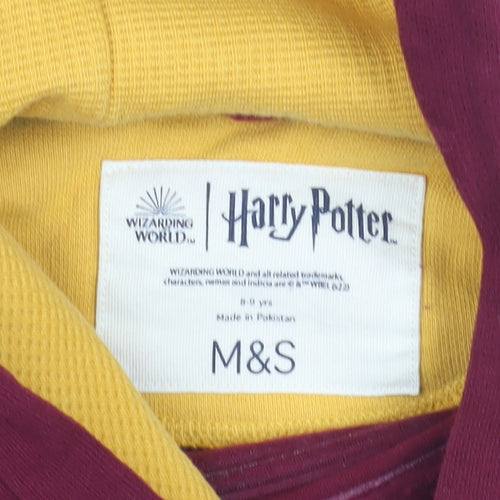 Marks and Spencer Girls Red Harry Potter Pullover Hoodie 8 Years