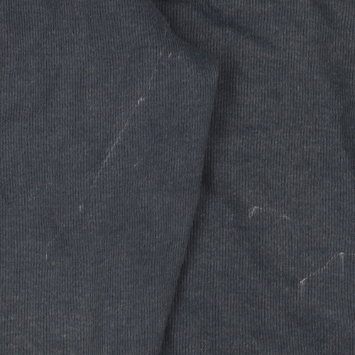 EWM Men's Blue Pullover Sweatshirt Size M, Knit V-Neck
