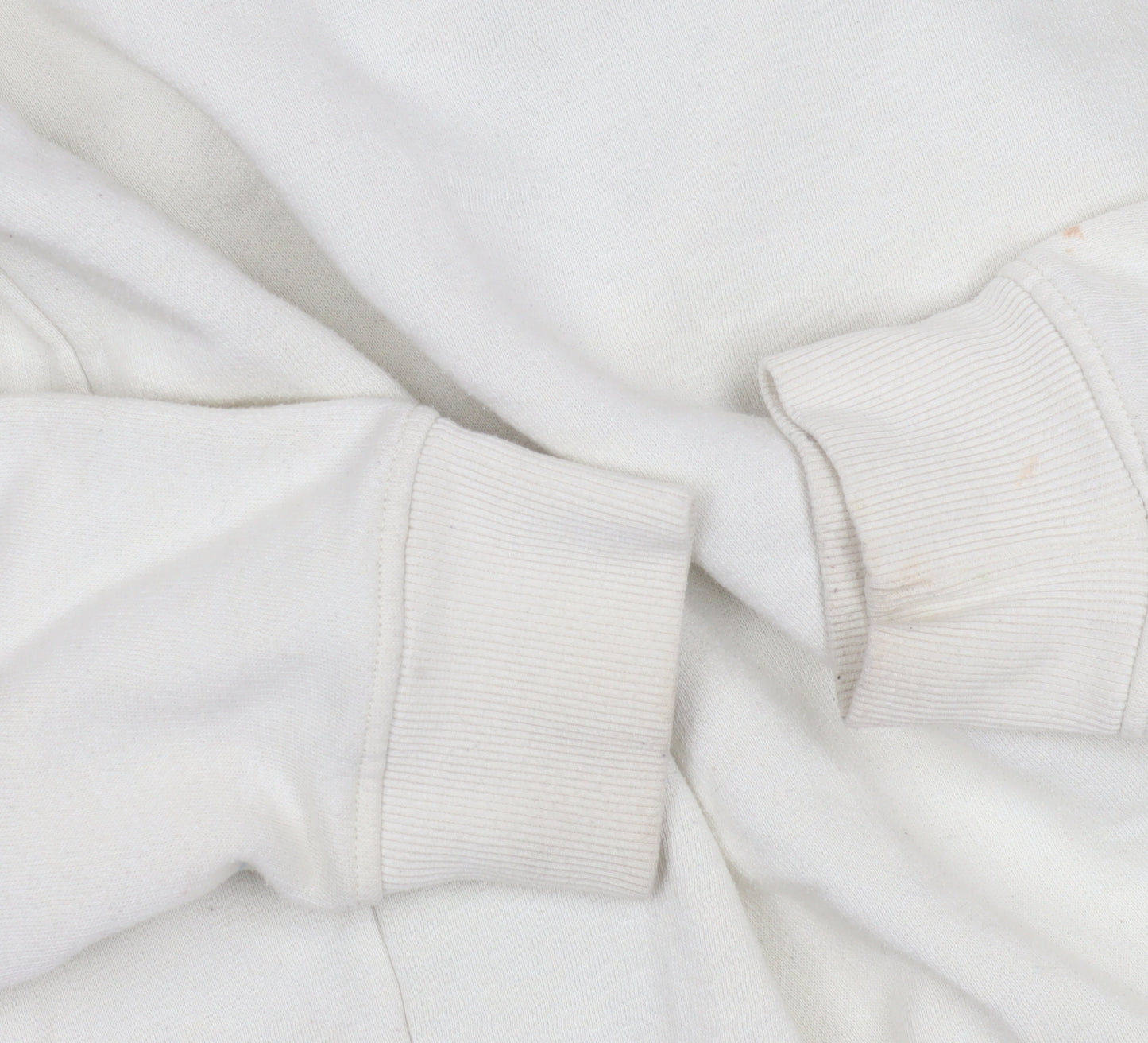 Fila Ivory Collared Sweatshirt, Unisex S, Logo Zip Accents
