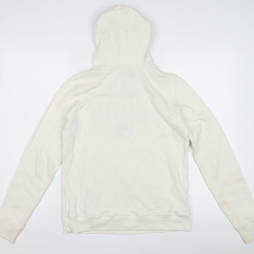 Hollister Women’s White XS Pullover Hoodie with Logo