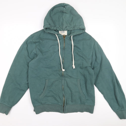 Old Navy Men's Green Full Zip Hoodie - Large