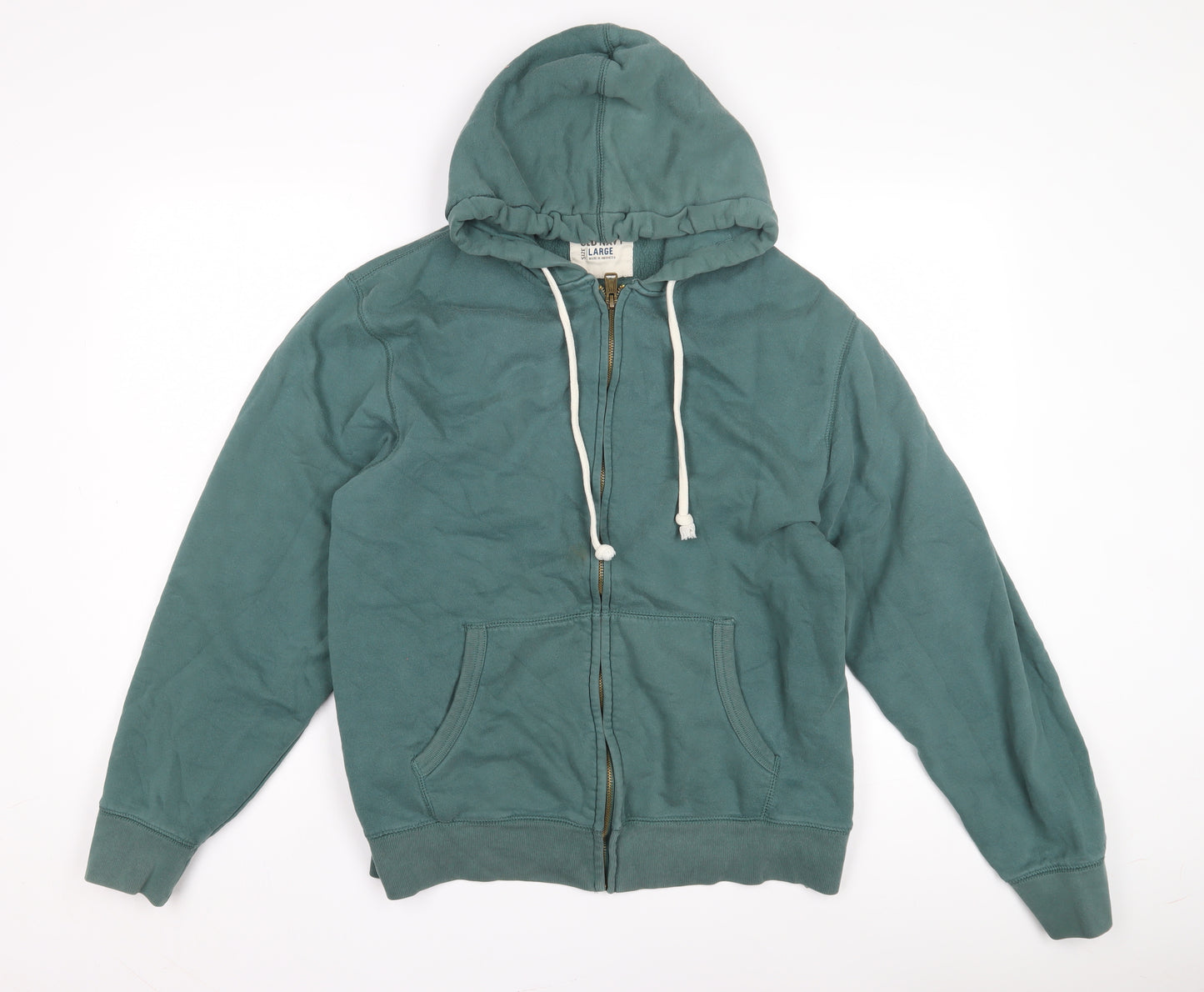 Old Navy Men's Green Full Zip Hoodie - Large