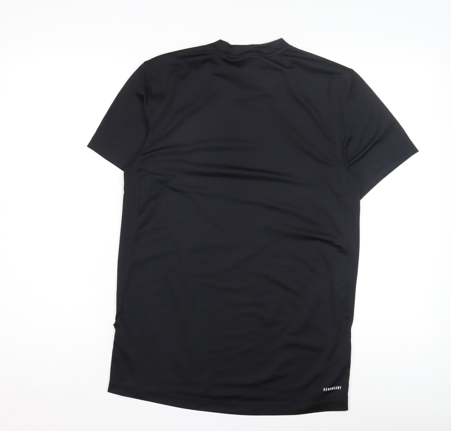 Adidas Boys Black T-Shirt, Size S, Sports Jersey, Activewear