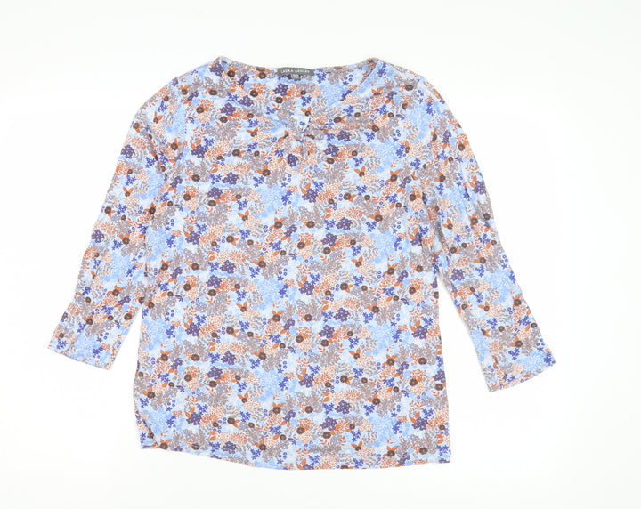 Laura Ashley Women's Floral Blouse, Multicoloured, UK 10