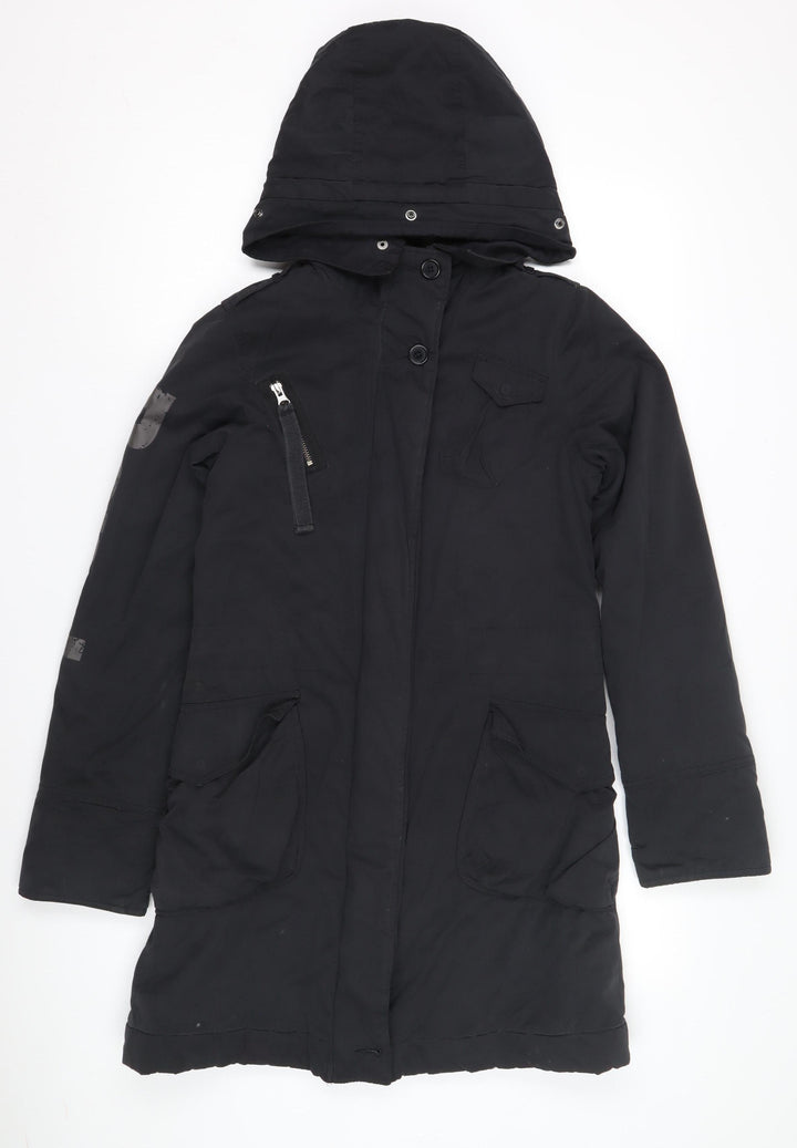 Bench Black parka coat woman's Size XS