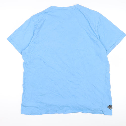 5th Shore Men's Blue Surf Graphic T-Shirt L