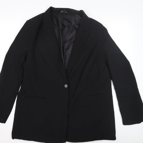 Lipsy Women's Black Blazer, UK 18, Business Wear
