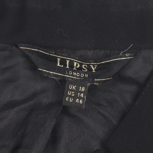 Lipsy Women's Black Blazer, UK 18, Business Wear