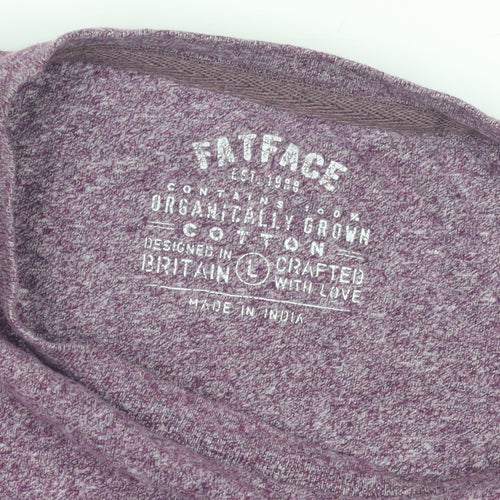 Fatface Men’s Purple Cotton Crew Neck T-Shirt L