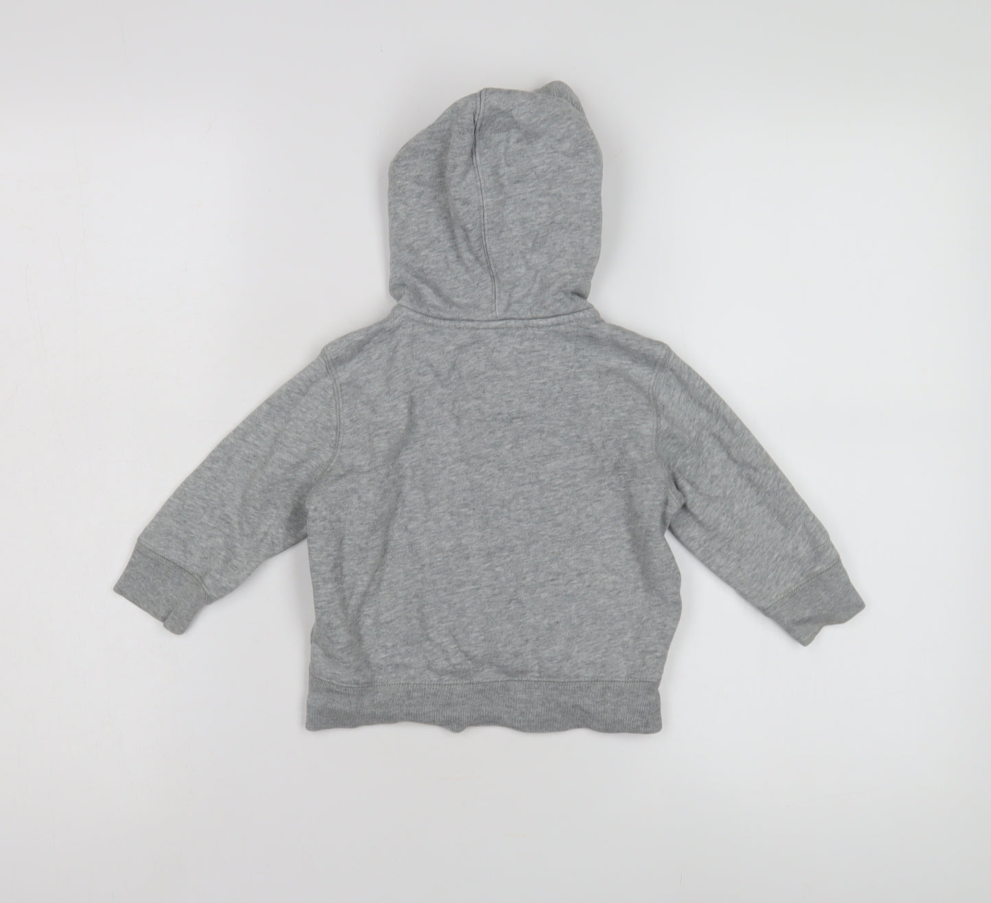 GAP Unisex Baby Grey Hoodie 12-18M Cotton Blend Jacket