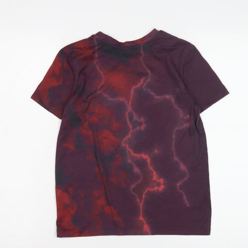 George Boys Red Graphic Print T-Shirt, Size 10-11, Pullover Style