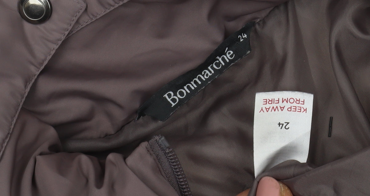 Bonmarche Women’s Grey Puffer Jacket Size 24