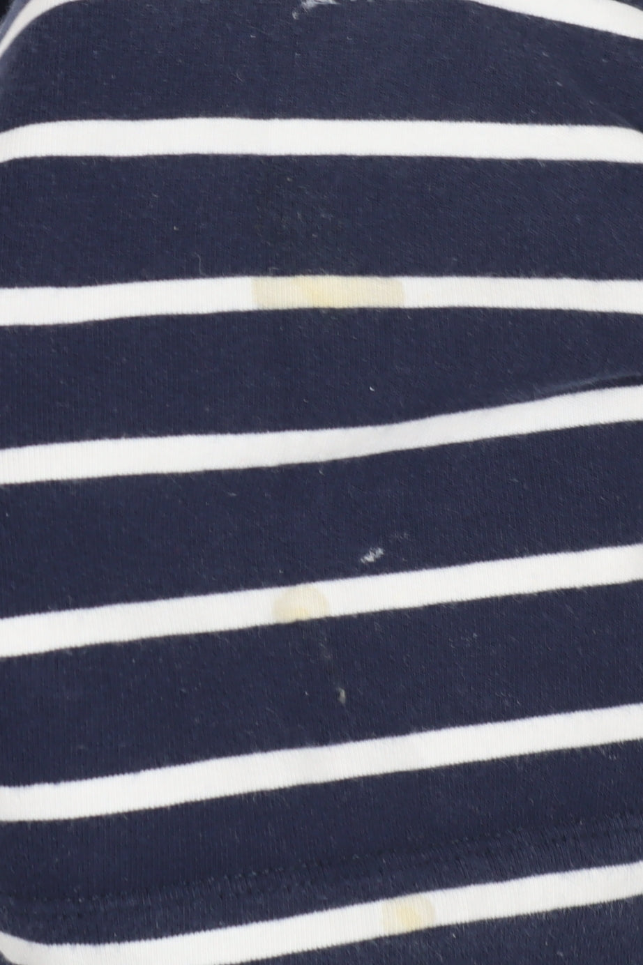 Jaeger Women's Blue Striped Boat Neck Top M