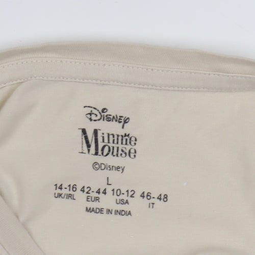 Disney Women’s Beige Minnie Mouse Nightshirt L