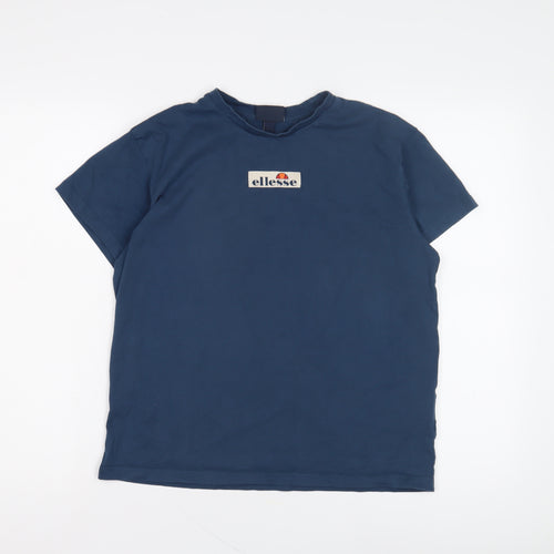 Ellesse Boys Navy T-Shirt, Size 13/14, Classic Logo Style