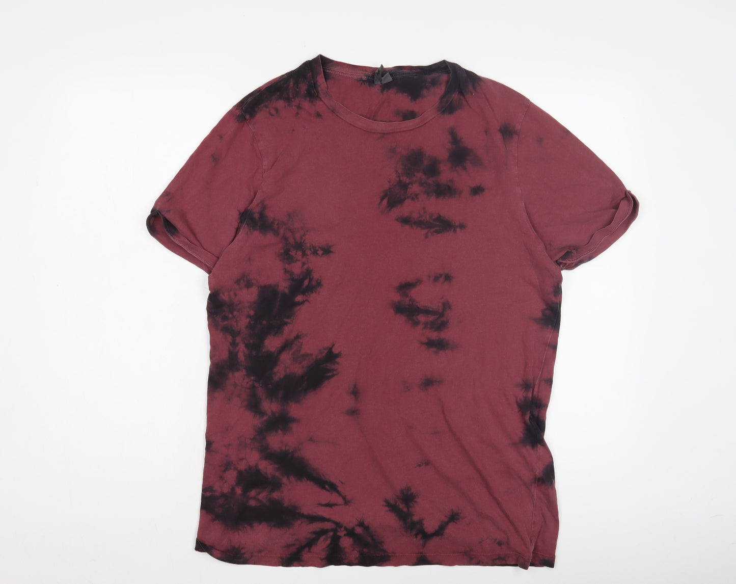 ASOS Men's Red Cotton Graphic T-Shirt Size M