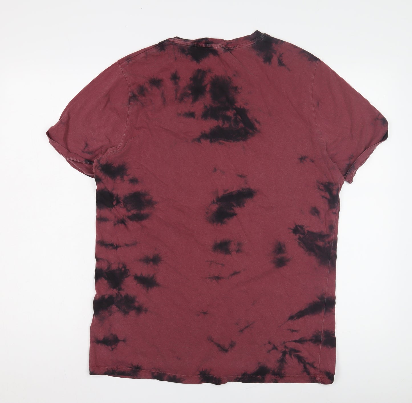 ASOS Men's Red Cotton Graphic T-Shirt Size M