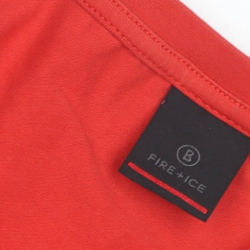 Fire+Ice Men's Red XL T-Shirt, Crew Neck, Solid