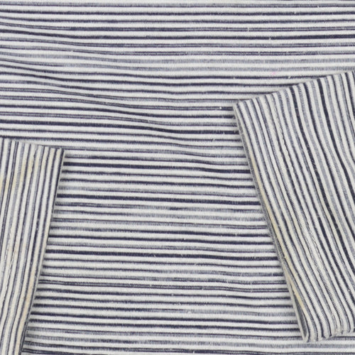 Jasper Conran Women's Blue Striped T-Shirt - Size 12