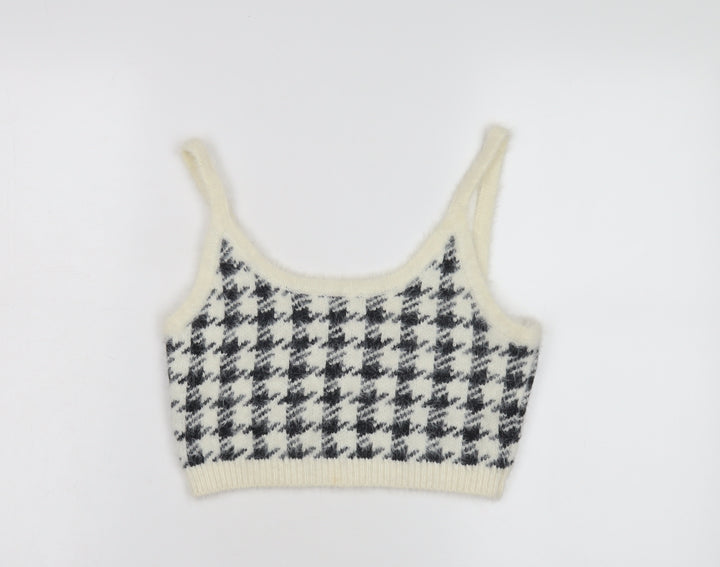 NA-KD Women's Multicoloured Cropped Tank in M