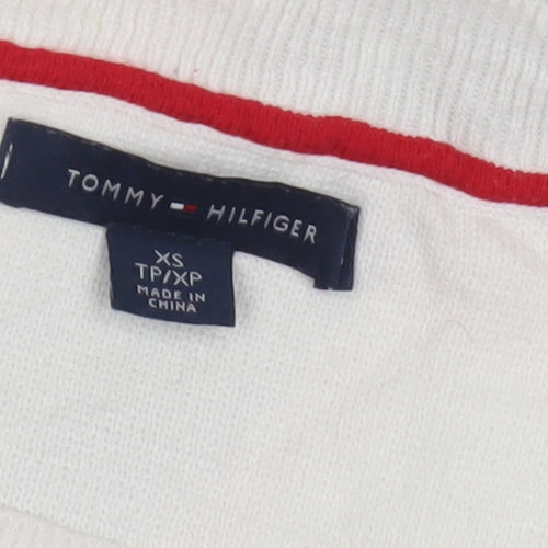 Tommy Hilfiger Women's Multicoloured Striped Pullover Jumper XS