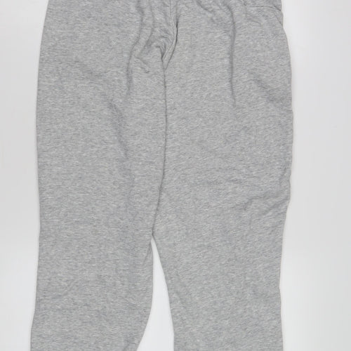 Adidas Women's Grey Jogger Trousers - Size 12-14