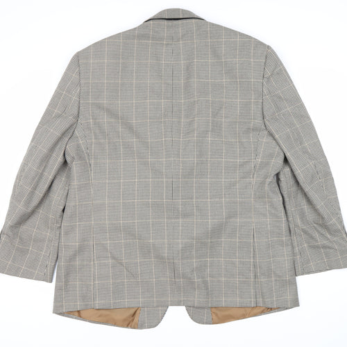 Marks and Spencer Men's Beige Check Blazer 46R