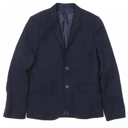 H&M Men's Blue Blazer, Size M, Business Jacket