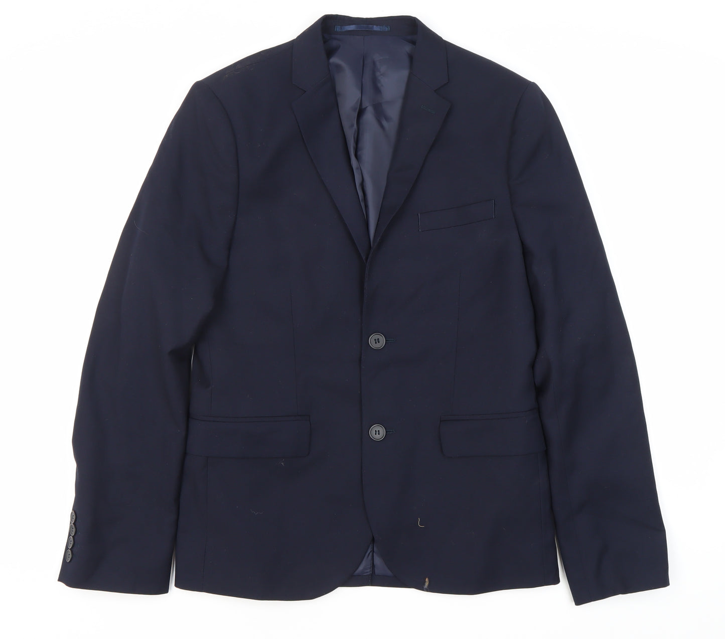 H&M Men's Blue Blazer, Size M, Business Jacket