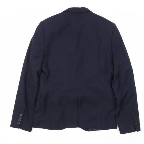 H&M Men's Blue Blazer, Size M, Business Jacket