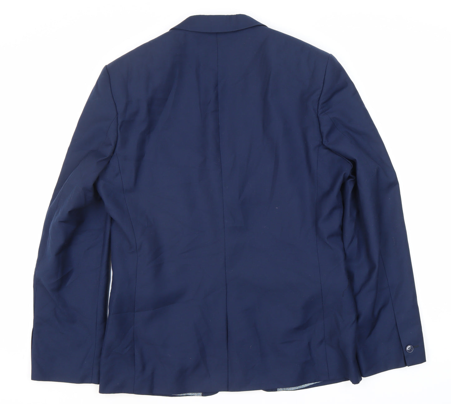 Red Herring Men's Blue Suit Jacket, Size 40, Regular Fit