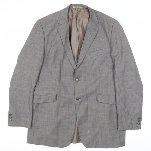 Burton Men's Grey Long Blazer 44L Formal Jacket