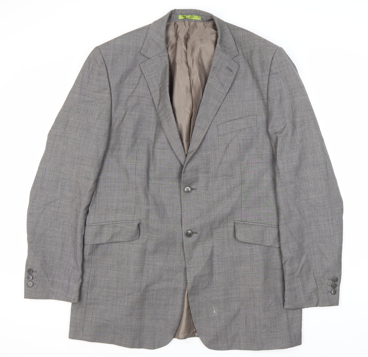 Burton Men's Grey Long Blazer 44L Formal Jacket