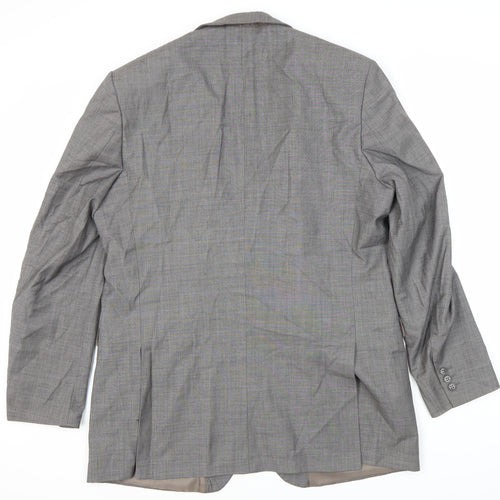 Burton Men's Grey Long Blazer 44L Formal Jacket