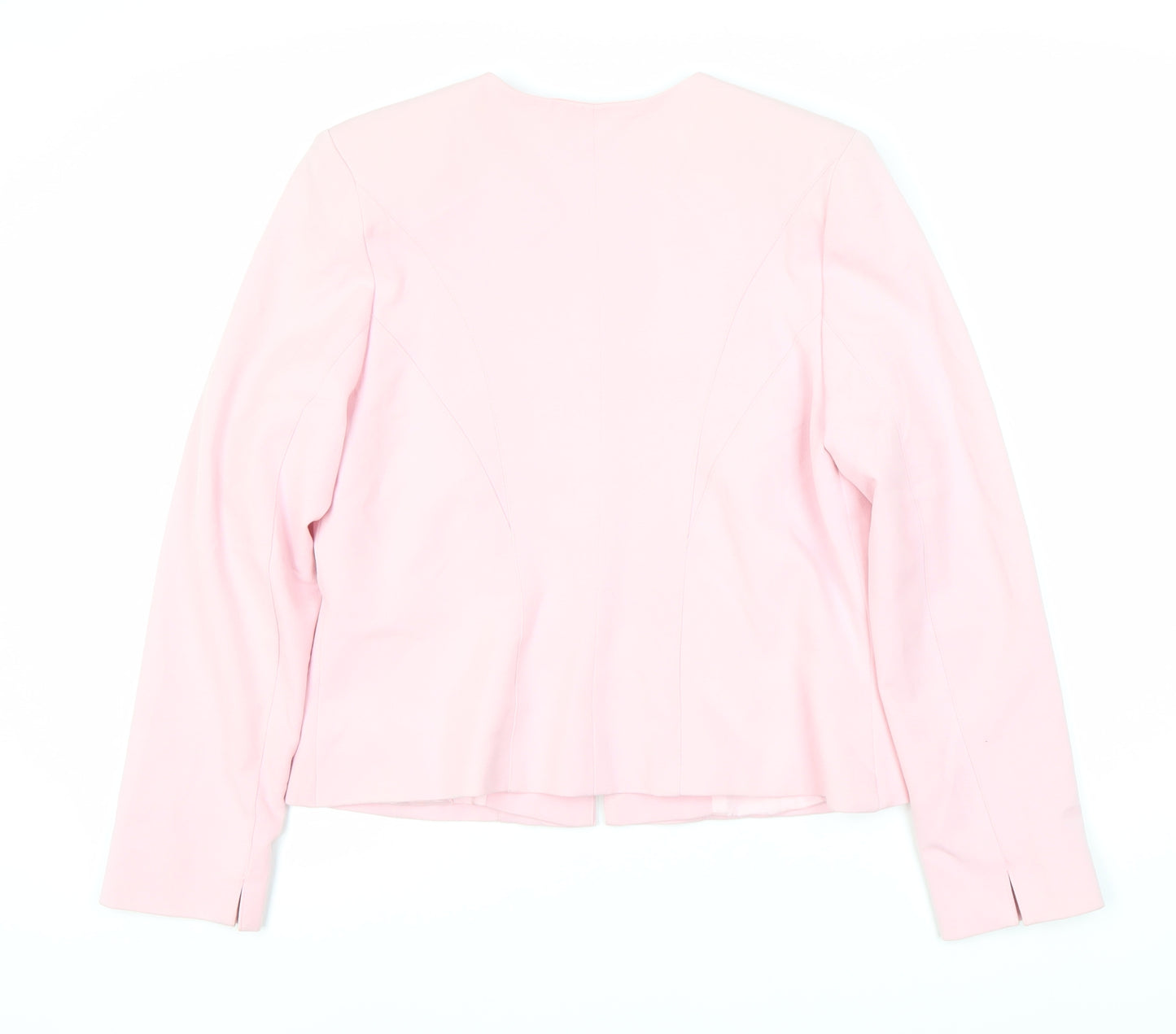 C·M·D Women's Pink Suit Jacket Size 12, Regular Fit