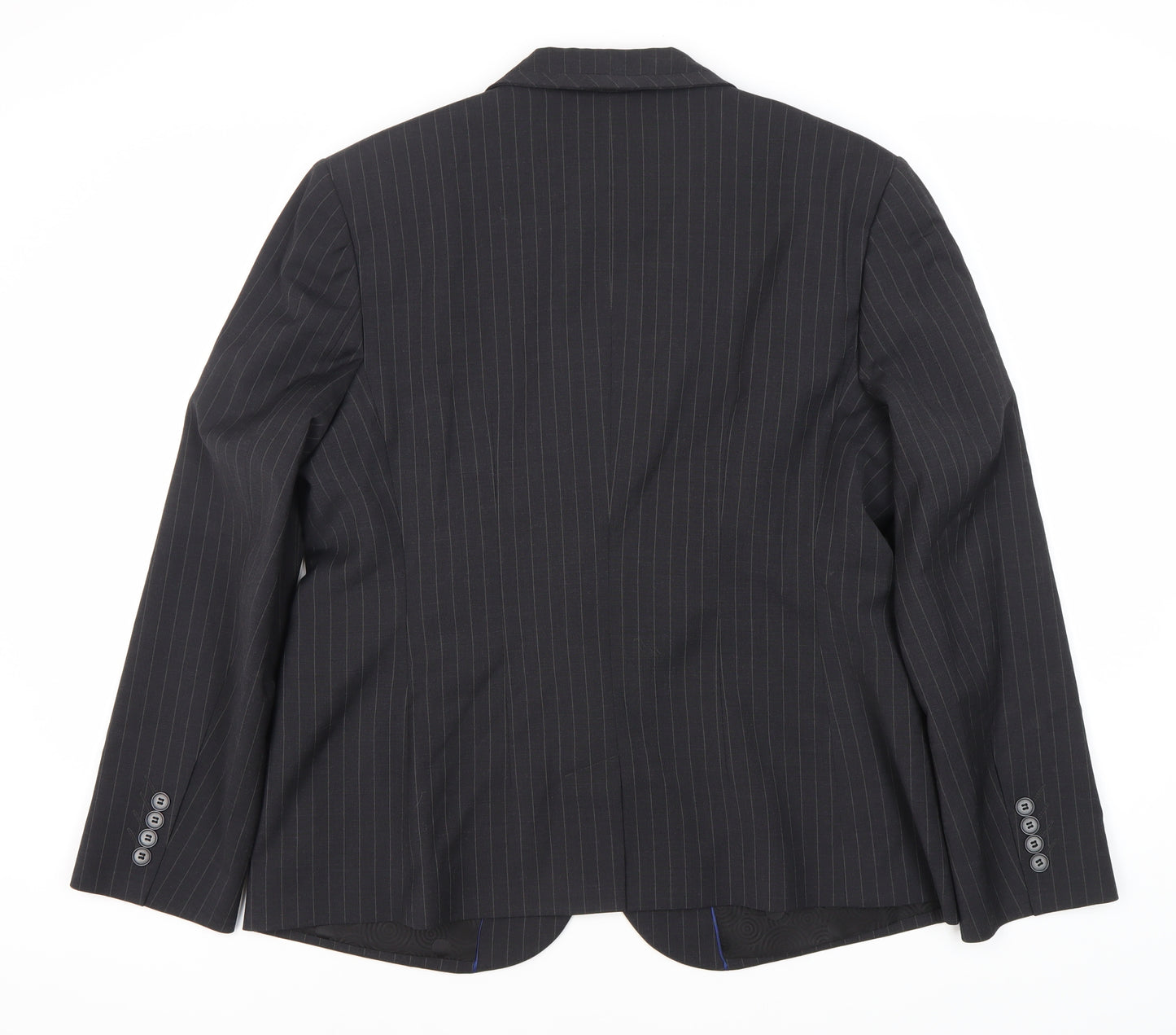 Wardrobes Black Pinstripe Suit Jacket Women's 16